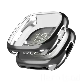 TPU Caz pentru Fitbit-Versa 4 Ceas Inteligent Complet Capac de Protectie Shell pentru Fitbit Sens 2 Bara cu Ecran Protector Cadru Cazuri