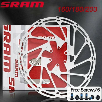SRAM Biciclete Rotorului Frânei cu Discuri de 160 mm 180mm 203mm Bicicleta Rotor din Oțel Inoxidabil, Axul Rotoare MTB Hidraulic, discuri de Frână