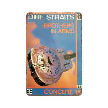 Dire Straits Trupe de metal Decor Poster de Epocă Tin Semn de Metal Semn Decorative Placa pentru Pub Bar Peștera Club de Decorare Perete