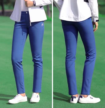 PGM Femei Golf Pantaloni Autuwn Iarna Worm Îmbrăcăminte Plus Catifea Pantaloni Confortabile Funcționale Tesatura KUZ045 en-Gros