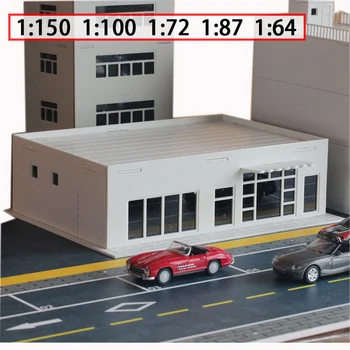 Model în miniatură de Simulare de construcție magazin Magazin modelul Street view scena 1:150 / 100 / 72 / 87 / 64