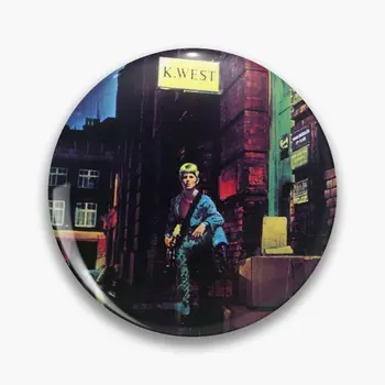 Creșterea Și Căderea De Ziggy Stardust Hd 【Personalizabil】Moale Butonul Pin Iubitor De Pin Rever Creative Insigna Metal Haine Drăguț Decor
