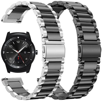 22MM Curea din Otel Inoxidabil Pentru LG G Watch W100/R W110 /Urbane W150 Asus ZenWatch 1 2 Bărbați Brățară Inteligent Încheietura mâinii Eliberare Rapidă Trupa