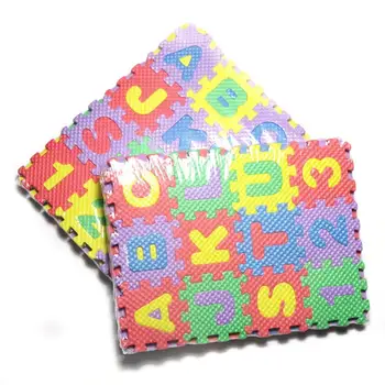 36buc/set Spuma EVA Numărul Alfabet Puzzle Play Mat Copilul Covoare Jucării Juca Covor Podea Centralizare Moale Pad pentru Copii Jocuri Toy