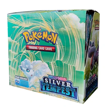 Pokemon TCG: Argint Tempest Rapel de Afișare (36 Cutii) Carduri Pokemon pentru Copii Jucarii Picătură de Transport maritim en-Gros