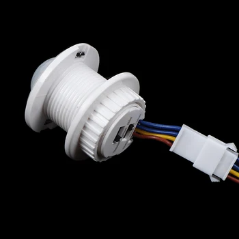 Home Senzor de Lumină Timp de Întârziere Reglabil 110V-220V Sensibile CONDUS PIR Senzor de Mișcare Infraroșu Comuta Modul Detector de Lumina Comutator