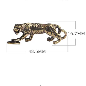 Tiger Ornamente Cultura Chineză Cadou Zodiac 2022 Anul Nou Accesorii Auto Auto Produse de Alamă Tigru An de Decor Acasă