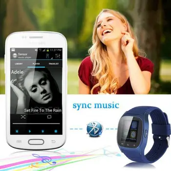Impermeabil Bluetooth Ceas Inteligent Pentru Android Samsung HTC iPhone iOS Răspuns Apel Pedometru Anti-a pierdut Cronometru