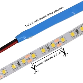 Flexibil 5mm SMD LED Strip Lumina DC12V 120LEDs/m, Alb/Cald Alb/Rosu/Albastru/Verde PCB Bord Goale Benzi de Lumină Pentru Plinte Linie