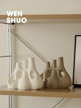 Rezumat Harpă Vaza, Utilizare Simplă Formă de Abstractizare, Artistice, Atmosfera de Acasă, Multiple Utilizări și Decorative pentru Casa WENSHUO