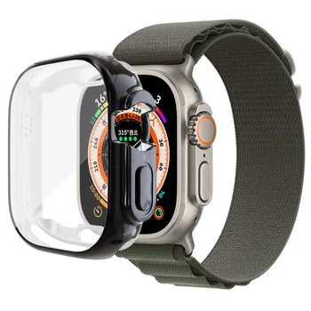 TPU Acoperire Pentru Apple Watch ultra Caz 49mm 45mm 41mm 44MM 40MM 42mm 38 Ecran Protector accesorii iwatch seria 8 SE 7 6 5 4 3