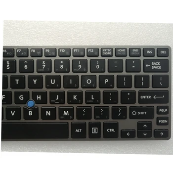 US English keyboard pentru Toshiba Z30-B Z30-C Z30T-B B1310 B1320 Z30T-C Gri cu cadru de pointing stick