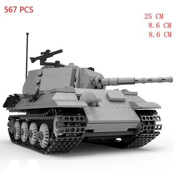 Fierbinte militare-al doilea RĂZBOI mondial Germania Panzerkampfwagen V Panther G rezervor de vehicule militare de război echipamente de arme cărămizi, blocuri jucarii cadou