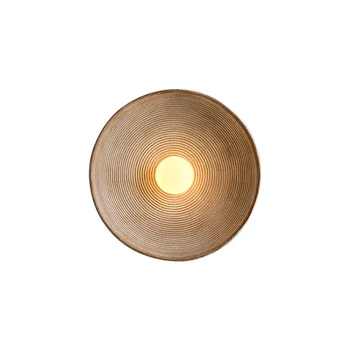 Retro Japoneză Lampă De Perete Dormitor Noptieră Lampa De Perete Culoar De Artă Decorativă Wabi Sabi Lumina De Perete