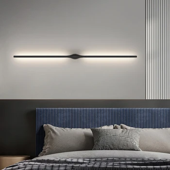 Modern Lampă De Perete Nordic Minimalist Lung Tip Lumina De Perete Pentru Camera De Zi/Dormitor Home Decor Interior De Lux Perete De Iluminat