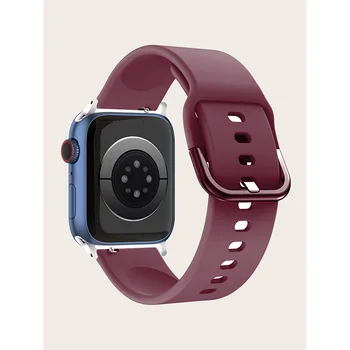 Curea Pentru Apple Watch band 40mm 44mm 38mm 42mm correa Silicon curea smartwatch-bratara iWatch serie 3 4 5 6 7 se 45mm 41mm