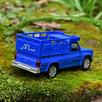 1:32 aliaj trage înapoi camion animal transporter model,simulare de sunet și lumină camion de jucărie,2 uși deschise,transport gratuit
