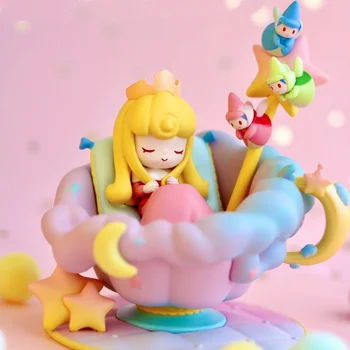 Autentic Disney Princess Ceașcă De Ceai Dragă Orb Cutie De Jucării La Modă Juca Figura Accesorii Fete Cadou Figura Anime Cadou De Ziua De Nastere