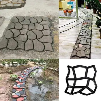1buc DIY Calea Filtru de Mucegai Reutilizabile Beton de Ciment cu Piatră de Design Finisor de Mers pe jos de Mucegai Clădiri de Gradina Matrite pentru Pavaje