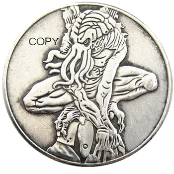 HB(144)NE Vagabond Morgan Dollar craniu zombie schelet de Argint Placat cu Copia Monede