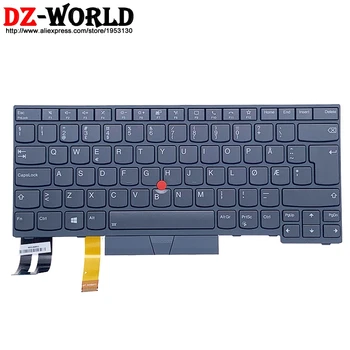 Nou Original Gri NU norvegiană Tastatură cu iluminare din spate pentru Lenovo Thinkpad T14 P14S Gen1 Gen2 Laptop 5N21B08394 5N21B08357