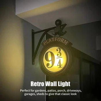 3D Magic Lamp Epocă Agățat 9 3/4 Lumina de Noapte Americane de Filme Suportul de Lampă de Perete Acasă Decor pentru Cadouri Decor pentru Casa Dormitor
