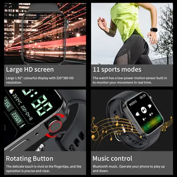 LIGE Om Inteligent Uita-te la Seria 8 NFC Smartwatch 2022 apelare Bluetooth Smartwatch Bărbați Femei de Încărcare fără Fir De 1,8 Inch Ecran HD