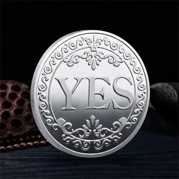 Trei-dimensional de Relief DA/NU Monedă Comemorativă Sun Moon Angel Schelet nici o Decizie Nu e Mai Bun Decât Răul Monede