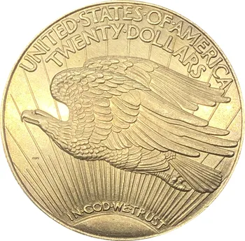 Statele Unite Ale Americii Libertate 1921 Douăzeci De 20 De Dolari Saint Gaudens Double Eagle Cu Motto-Ul În Dumnezeu Avem Încredere În Aur Copia Fisei