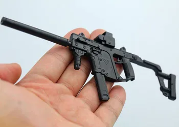 1:6 Scala KRISS Pistol Mitralieră de Plastic Armă de foc Asamblate Puzzle Model de 12 Inch de Acțiune Figura Soldați Militar Jucarii