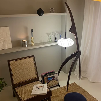 Lampa De Podea Nordic Lemn Creative Tesatura Reglaj Noapte Lumini Art Decor Livrare Gratuita Lumina Decor Pentru Interior Hotel De Iluminat