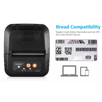Wireless 80mm Primirea Imprimanta Termica Mini Handhled POS Printer Facturile cu Role de Hârtie Bluetooth USB pentru Supermarket, Restaurant