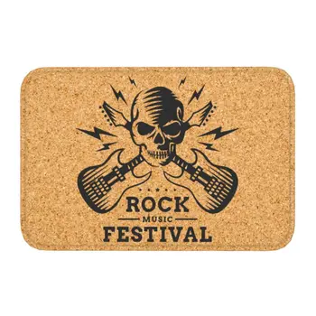 Festival De Muzica Rock Usa Podea Baie Bucatarie Covoare Anti-Alunecare În Aer Liber Heavy Metal Skull Preș Dormitor Intrare Covor Covor