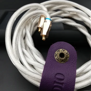 Hiclass Aur Paladiu Cablu+Grafen+OCC Argint Placat cu Cablu Căști 2Pin 0.78 Sau Cablu MMCX Pentru Hifiman / Fiio /Iem