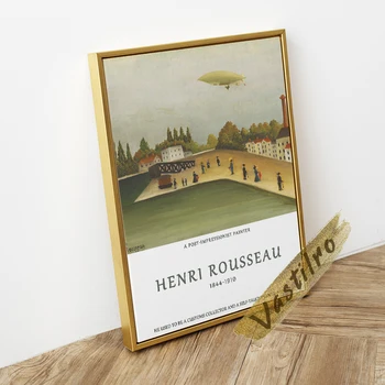 Henri Rousseau Celebru Clasic Poster, Monumentul Chopin În Grădinile Luxemburg Pictura, Henri Quai D ' Ivry Perete Poza