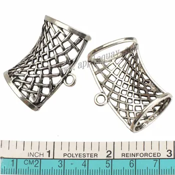 Diy cauțiune farmece pandantiv conector femeie eșarfă accesoriu argint antic curba cruce aliaj de moda de iarnă bijuterii componente 10buc