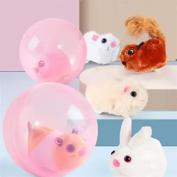 Hamster Ball Jucarii Baby Roll Mingea Jucării Senzoriale Jucărie Playset Cu Soft Veverițe Jucării Pentru Sugari De Învățare Preșcolară Bile Pentru Copii