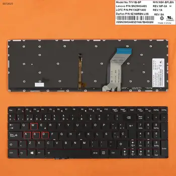 SP spaniolă Nou pentru Lenovo Ideapad Y700-15ACZ Y700-15ISK Y700 TOUCH-15ISK Y700-17ISK Laptop Tastatura cu iluminare de fundal Roșu