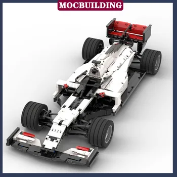 MOC Racing 1:8 Model de Bloc de Asamblare F1 City Masina Sport Băiat de Colectare de Jucării DIY Cadouri Costum