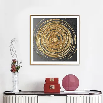 Rezumat Aur Geometrie Marmură Nordică Modernă, Arta De Perete, Tablouri Canvas Postere Imagini Printuri Pentru Living Home Decor De Birou