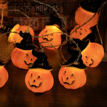 1,5 M 10Bulbs Stil Halloween Mini Becuri cu LED-uri de Lumină de Desene animate Spider Dovleac Fantoma Ghirlanda Petrecere de Ziua Decor DIY Acasă Consumabile