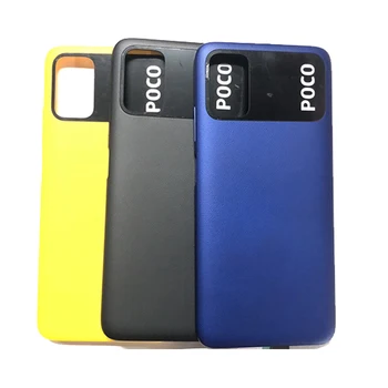 ORIGINALE Noi Pentru Xiaomi Poco M3 Capacul Bateriei M2010J19CG Spate Geam Spate Panou de Locuințe caz 6.53