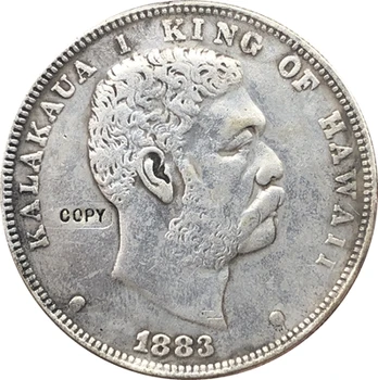 1883 Hawaii Dolar MONEDE COPIE