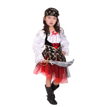 Copii Pirate Costume Cosplay Fete de Halloween Petrecere de Carnaval Costum Fata rochie de Copii Fantasia Infantil Îmbrăcăminte