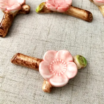 Ceramică floare de cires Japonez betisoarele betisoarele titularul de uz casnic floare de prune betisoarele betisoarele