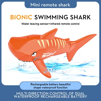 Mini RC Jucărie pentru Copii de la Distanță de Control Electric Simulare Animal RC Rechin, Pește de Apă în aer liber, Jucării pentru Băieți Copii Cadouri de Craciun