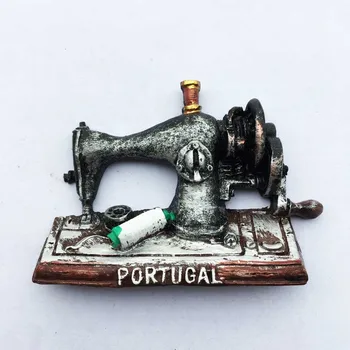 Portugalia Suvenir Magnet De Frigider Turism Cadouri Portugheză Emulational Mașină De Cusut Magnetic Magnet De Frigider Decor Acasă