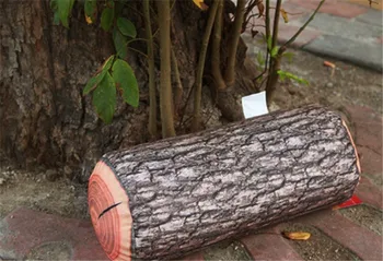 Unihome 1bucată Jurnal de Lemn Perna / Ciot de Copac Textura Lemnului Arunca cu Perna In Masina Decora 5