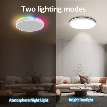 Mini LED Lampă de Plafon Estompat Led Lumina Plafon 7/24/32W Acasă Candelabru de Iluminat pentru Camera de zi Dormitor Panoul de Lumina