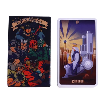 Bizar JOJO LUI Adverture Tarot & Cele Nouă Cărți Zei Profeția Divinație Punte Petrecere de Familie Tabla de Joc Carte de Incepatori Carduri